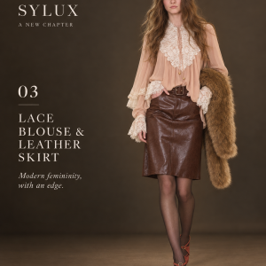 03 · Red Leather Skirt Set