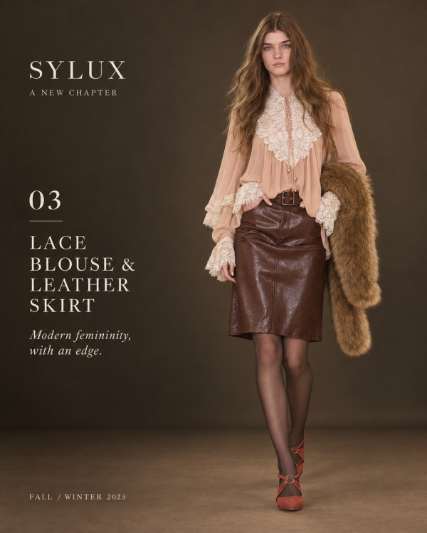 03 · Red Leather Skirt Set