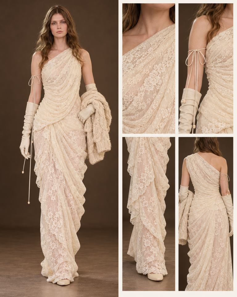 05 · Off-Shoulder Long Dress Set